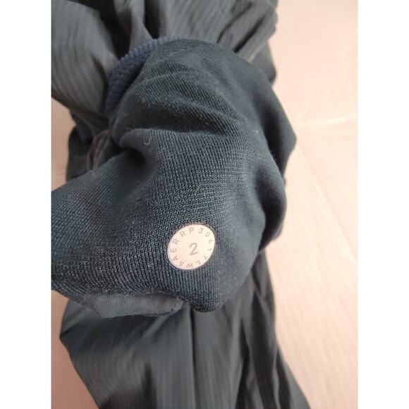 Lululemon Dance Studio Pant Womens Sz 2 High Rise Lined Blue Green - Picture 7 of 8